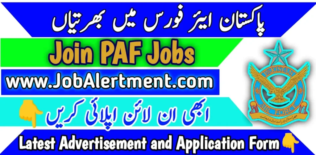 PAF Jobs 2024 Online Apply