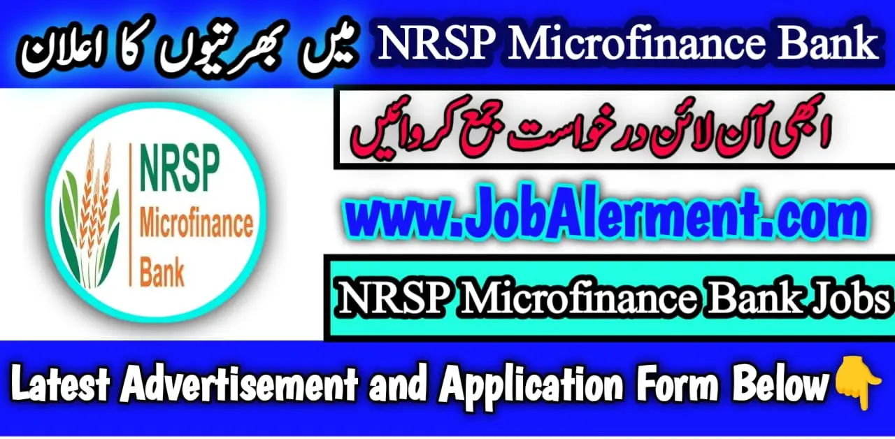 NRSP Microfinance Bank Jobs 2024 Online Apply