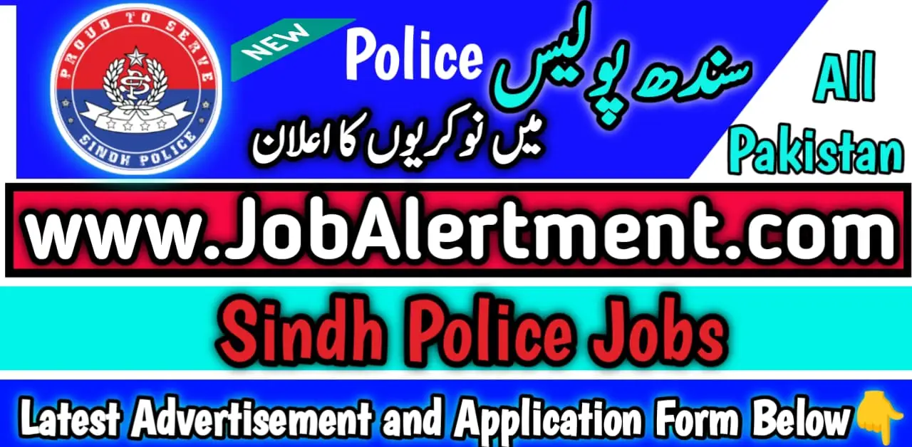 Sindh Police Jobs 2024 Online Apply