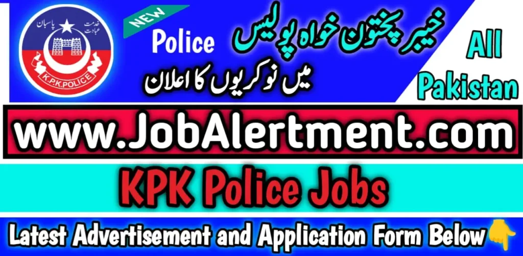 KPK Police Jobs 2024 Online Registration