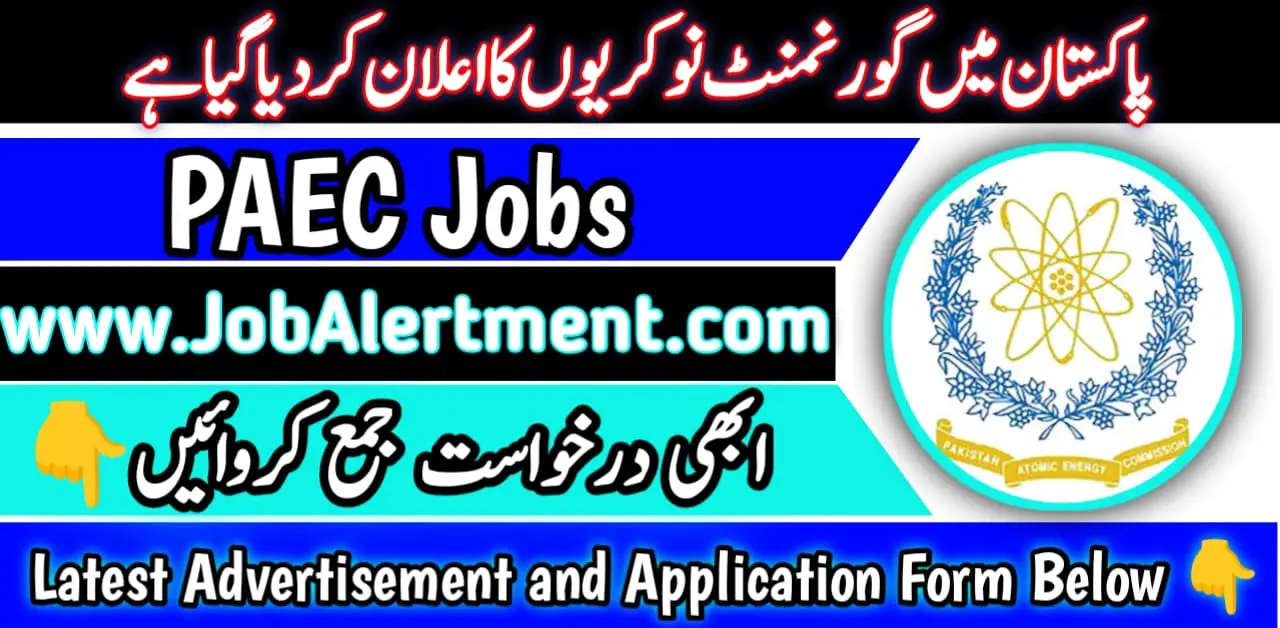 PAEC Jobs 2024 Online Apply