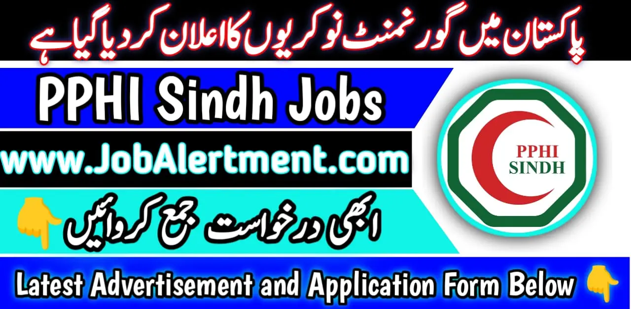 PPHI Sindh Jobs 2024 Online Apply