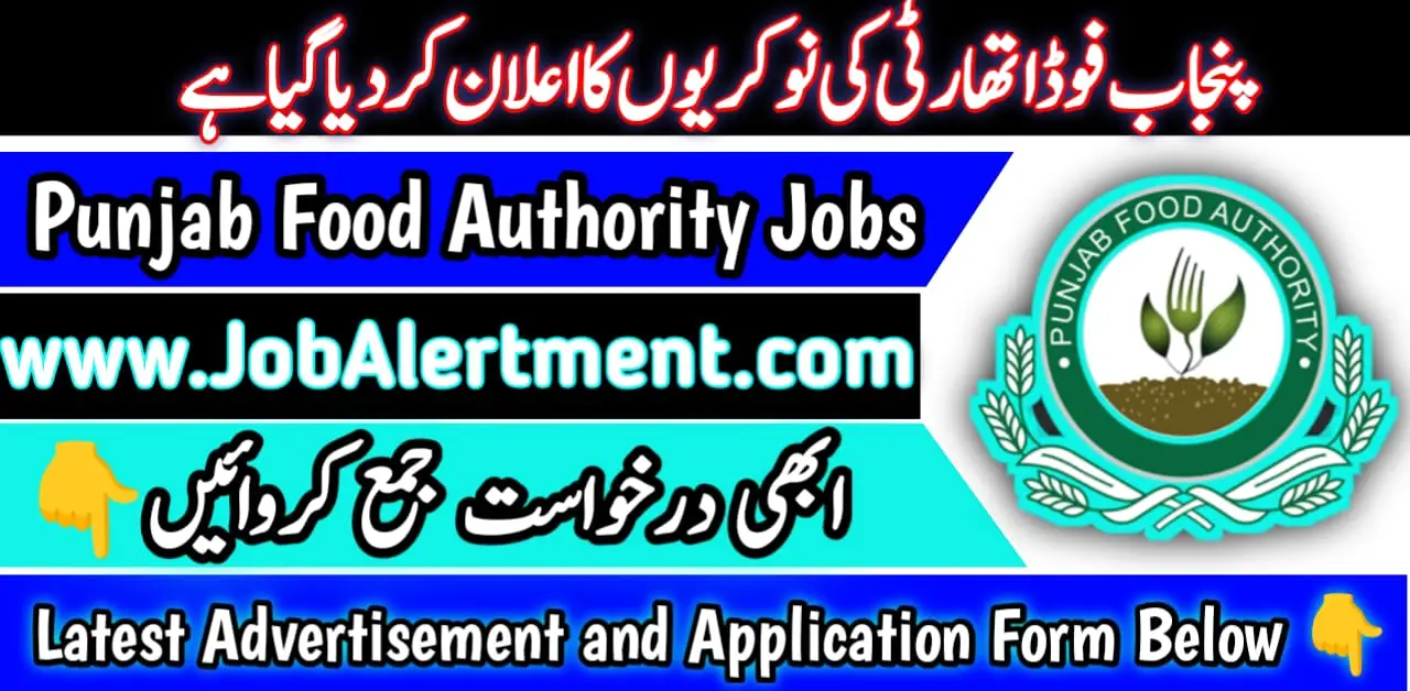Punjab Food Authority Jobs 2024 Application Form